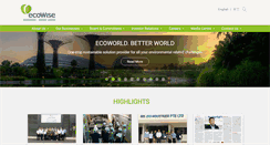 Desktop Screenshot of ecowise.com.sg